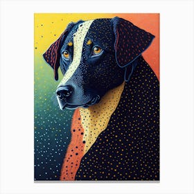 Dog portrait Canvas Print
