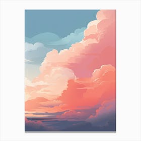 Beautiful Clouds Art Print (5) Canvas Print