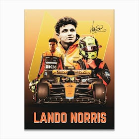 Lando Norris 2 Canvas Print