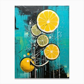 Lemon Slices 1 Canvas Print