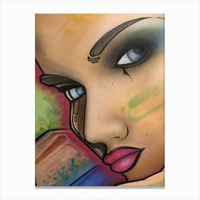 She - Street Art Canada Canvas Print