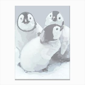 Penguins Canvas Print