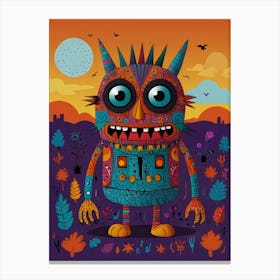 Mexican Monster Canvas Print