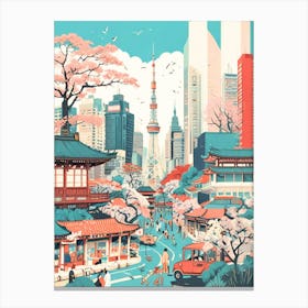 Tokyo City Canvas Print