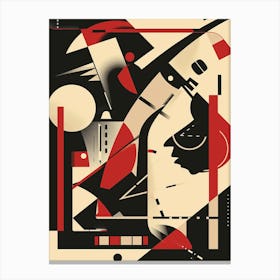 Constructivist Poster00001 Canvas Print