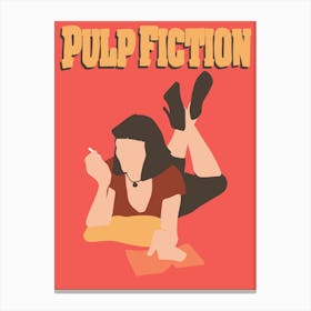 Pulp Fiction Minimalist 1 Canvas Print