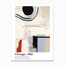 World Tour Exhibition, Abstract Art, Chicago, 1960 11 Canvas Print