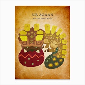 Uragaan Vintage Canvas Print