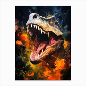 Dinosaur T-Rex Canvas Print