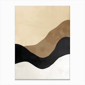 Breathing Hues Minimalist Style Canvas Print