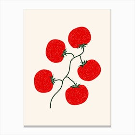 Tomatoes Print Canvas Print