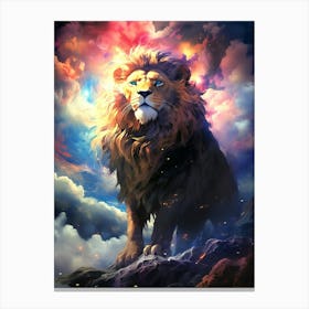 Lion In The Sky 3 Canvas Print