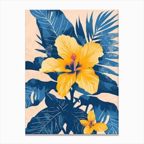 Hibiscus Flower Canvas Print