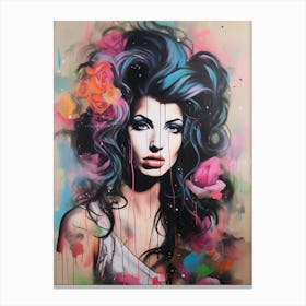 Amy Winehouse (1) Canvas Print