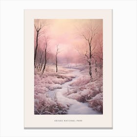 Dreamy Winter National Park Poster  Abisko National Park Sweden 4 Canvas Print