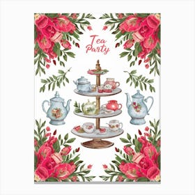 Tea Party Canvas Print