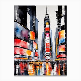 Times Square Canvas Print