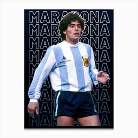 Maradona Canvas Print