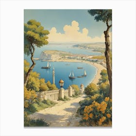 Vintage Kerch Ove Les Palmers Art Print 0 Canvas Print