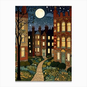 Night In London Canvas Print