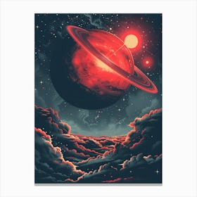 Saturn 6 Canvas Print