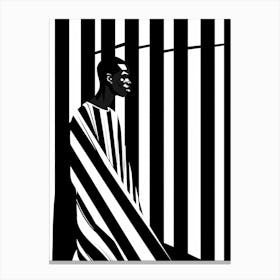 Man In Prison Canvas Print