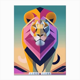 Lion, Animal Wildlife Canvas Print