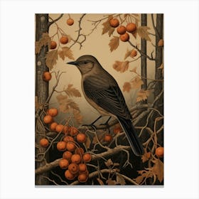 Dark And Moody Botanical Dipper 1 Canvas Print