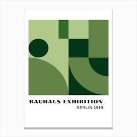 Bauhaus Exhibition art print 1 Canvas Print