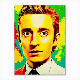 Elijah Wood Colourful Pop Movies Art Movies Canvas Print