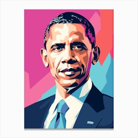 Obama Pop Art Canvas Print