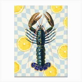 Lemon Lobster Canvas Print