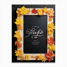 A Maple Leaf Intricately Crafted In Vibrant Yellow And Orange Hues To Showcase Autumns Majesty Re (7) Canvas Print