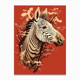 Zebra 7 Canvas Print