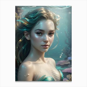 Mermaid-Reimagined 36 Canvas Print