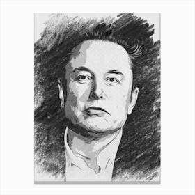 Elon Musk Canvas Print