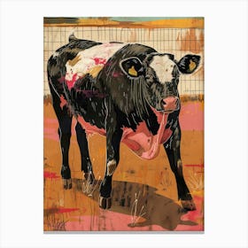 Cow Illustration 1 Canvas Print