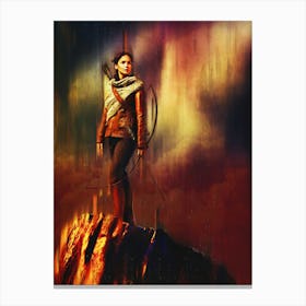 Katniss Everdeen Hunger Games Canvas Print