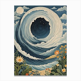 Wave In The Sky Canvas Print