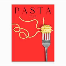 Pasta Club Canvas Print