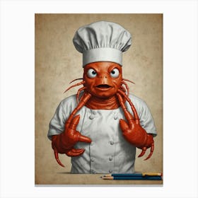 Crab Chef 1 Canvas Print