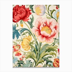 Floral Wallpaper 384 Canvas Print