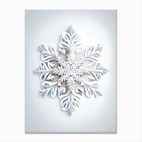 Frozen, Snowflakes, Marker Art 5 Canvas Print
