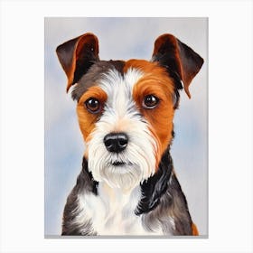Biewer Terrier 2 Watercolour dog Canvas Print