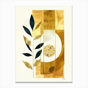 'Gold Leaf' 7 Canvas Print