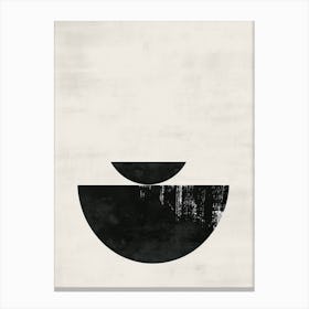 Ayr Stone Park Bauhaus Minimalist Canvas Print