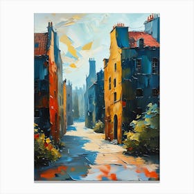 Edinburgh Street Canvas Print