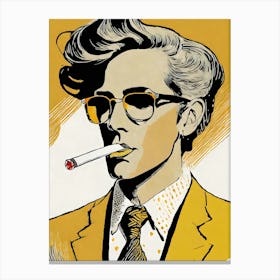 Cigarette Man Canvas Print