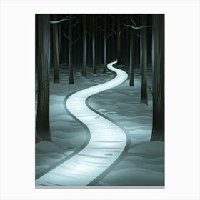 Path In The Woods 3 Canvas Print