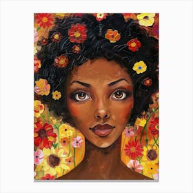 Flower Girl Canvas Print